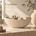 Uszelviro™ Sculptural Hourglass Decorative Accent – Modern Artistic Sand Timer for Home Décor