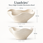 Uszelviro™ Sculptural Ceramic Leaf Bowl – Nature-Inspired Decorative Bowl for Modern Home Styling