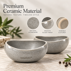 Uszelviro™ Sculptural Ceramic Flower Bowl – Organic Modern Decorative Bowl for Elegant Home Interiors
