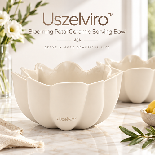 Uszelviro™ Sculptural Storage Basket – Modern Woven Decorative Basket for Stylish Home Organization
