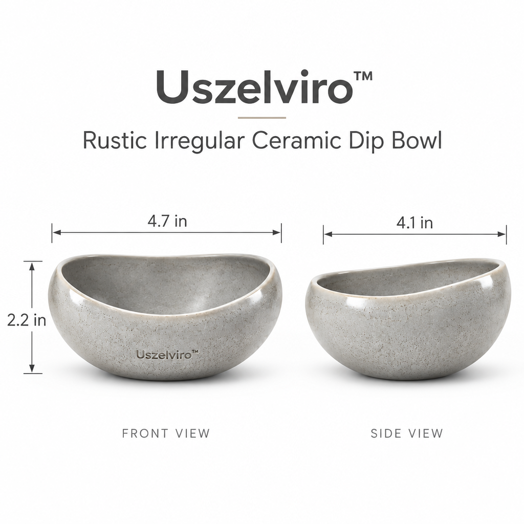 Uszelviro™ Sculptural Ceramic Flower Bowl – Organic Modern Decorative Bowl for Elegant Home Interiors