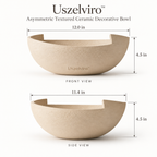 Uszelviro™ Sculptural Hourglass Decorative Accent – Modern Artistic Sand Timer for Home Décor