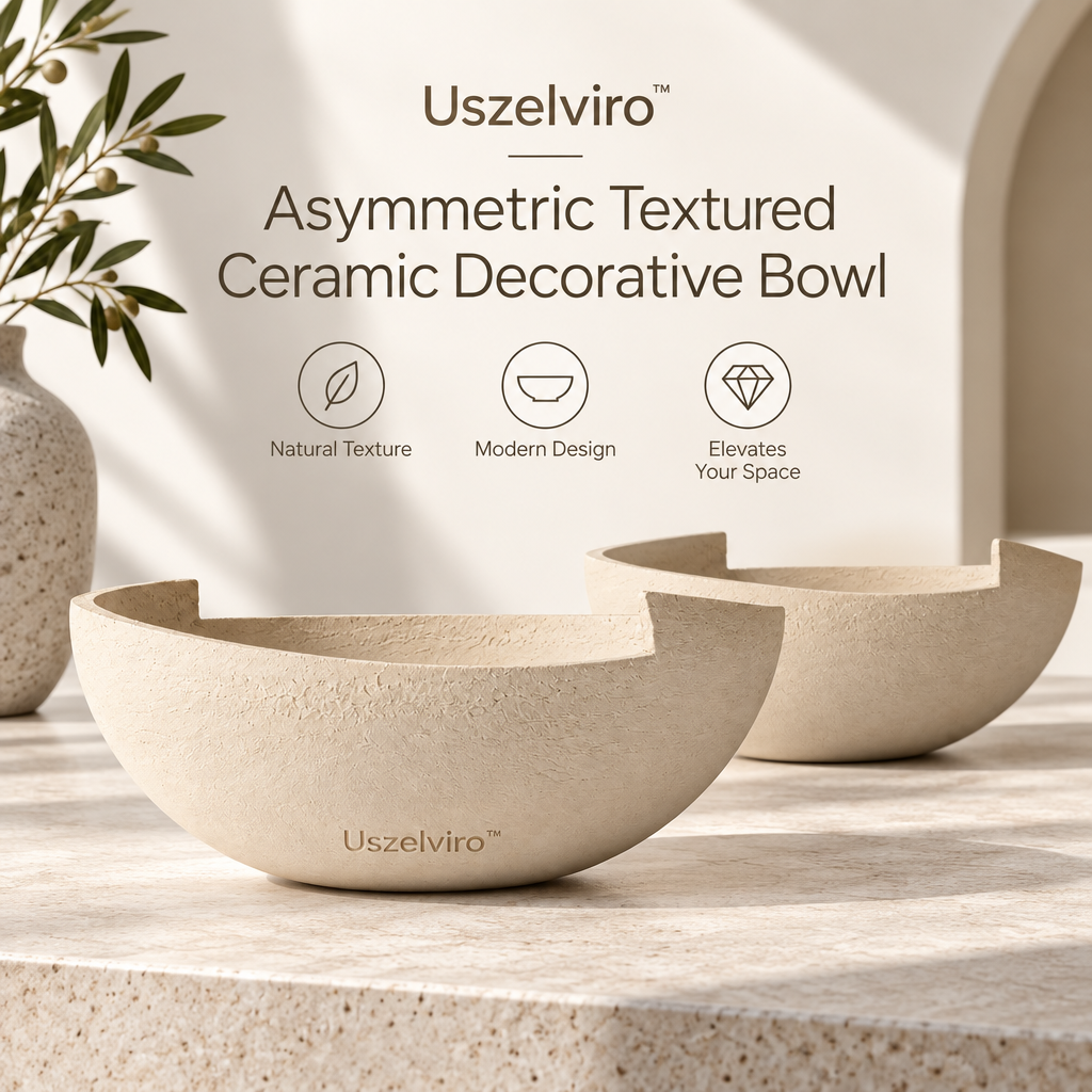 Uszelviro™ Sculptural Hourglass Decorative Accent – Modern Artistic Sand Timer for Home Décor