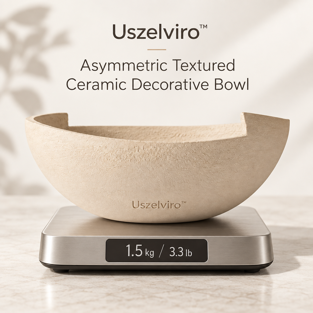 Uszelviro™ Sculptural Hourglass Decorative Accent – Modern Artistic Sand Timer for Home Décor