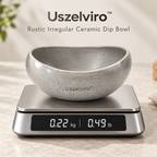 Uszelviro™ Sculptural Ceramic Flower Bowl – Organic Modern Decorative Bowl for Elegant Home Interiors